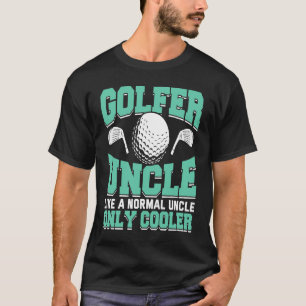 Camiseta Jogador de Golfe treinador Golfe Tio 1