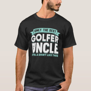 Camiseta Jogador de Golfe treinador Golfe Tio 1