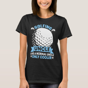 Camiseta Jogador de Golfe treinador Golfe Tio 2