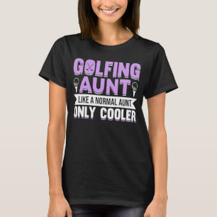 Camiseta Jogador de Golfe treinador Golfer Tia 3