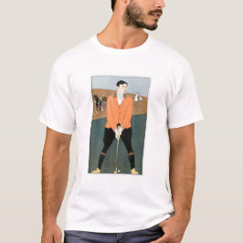 Camiseta Jogador de Golfe Vintage de Edward Penfield.