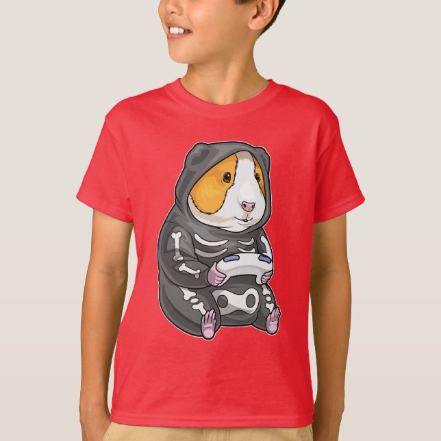Camiseta Jogador de Halloween de porco (Frente)