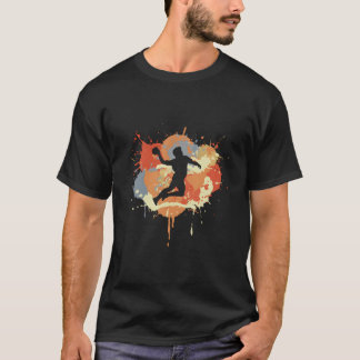 Camiseta Jogador de Handebol Esportes com Bola