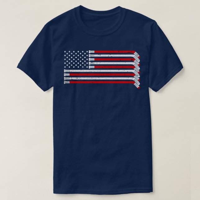 Camiseta Jogador de Hóquei de Hóquei Americano (Frente do Design)