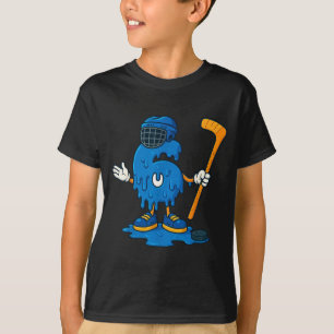 Camiseta Jogador de hóquei de sorvete gotejante 67