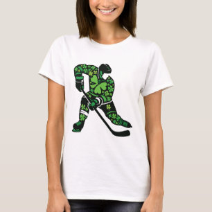 Camiseta Jogador de Hóquei do Dia de São Patrício - Espírit