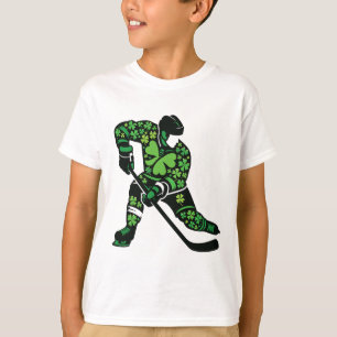 Camiseta Jogador de Hóquei do Dia de São Patrício - Espírit