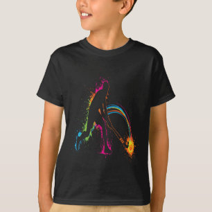 Camiseta Jogador de hóquei em campo Stick Ll Esporte Dinâmi