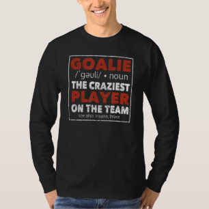 Camiseta Jogador de Hóquei em Gelo Goalie Defini