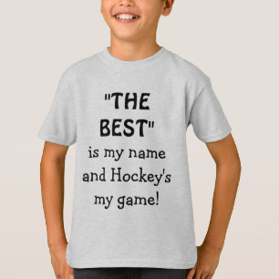 Camiseta Jogador de Hóquei Esporte Divertido