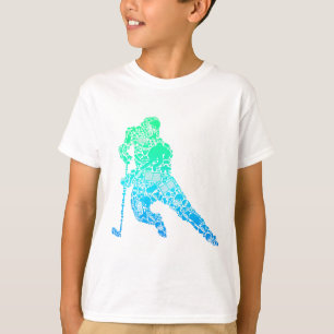 Camiseta Jogador de Hóquei Hóquei no Gelo Juventude Homens