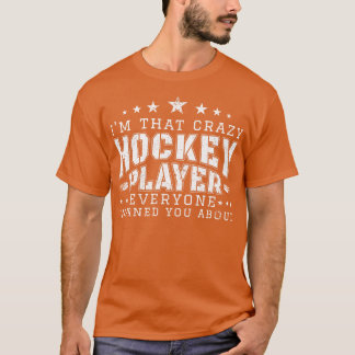 Camiseta Jogador de Hóquei Louco