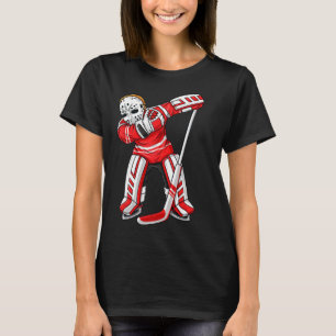 Camiseta Jogador De Hóquei No Gelo Brincadeiras Meninas Cri