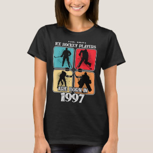 Camiseta Jogador de Hóquei no Gelo de 27 anos de 1995 27º a