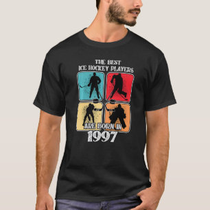Camiseta Jogador de Hóquei no Gelo de 27 anos de 1995 27º a