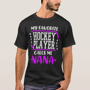 Camiseta Jogador De Hóquei No Gelo Me Chama De Gráfico De E