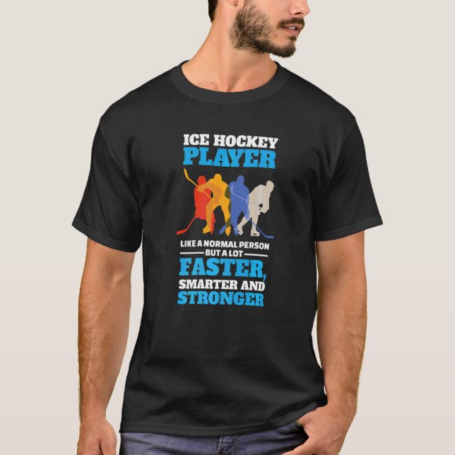 Camiseta Jogador De Hóquei No Gelo Para A Próxima Estação D (Frente)