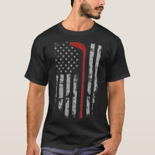 Camiseta Jogador de Hóquei Patriótico M.