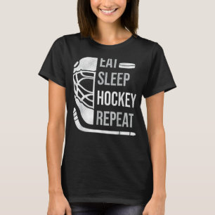 Camiseta Jogador de Hóquei Repetista de Hóquei em Gelo