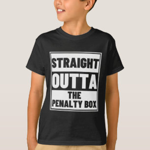 Camiseta Jogador de Hóquei Saindo da Caixa de Penalidade Fu