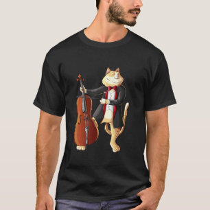 Camiseta Jogador de Instrumentos Cello Kitten legal