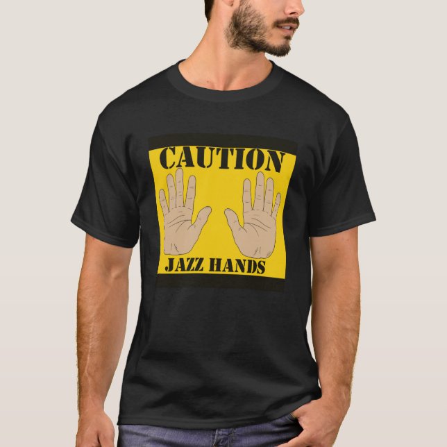 Camiseta Jogador de Jazz de Precaução (Frente)