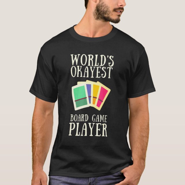 Camiseta Jogador De Jogo De Tabuleiro E Mesa (Frente)
