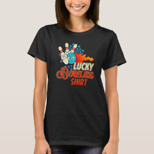 Camiseta Jogador de Jogo de Tênis de Boliche Sortuda de Bow