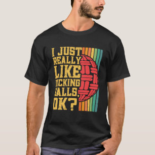 Camiseta Jogador De Jogo Eu Gosto Muito De Bolas De Bicicle