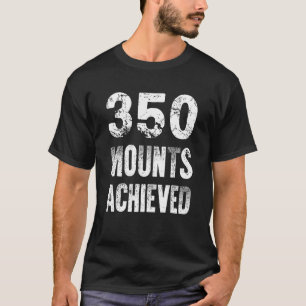 Camiseta Jogador de Jogo MMO Conquistou 350 Montarias