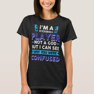 Camiseta Jogador De Jogo Não É Um Deus Eu Posso Ver Porque