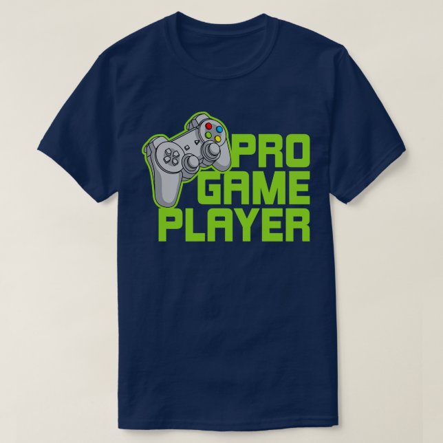 Camiseta Jogador de Jogo Pro (Frente do Design)