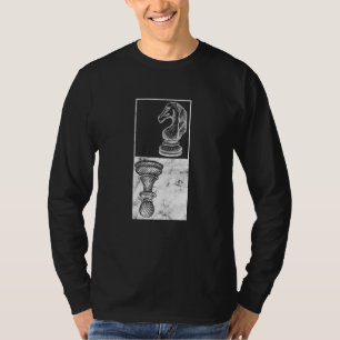 Camiseta Jogador de jogos de Conselho de penhor de cavalos