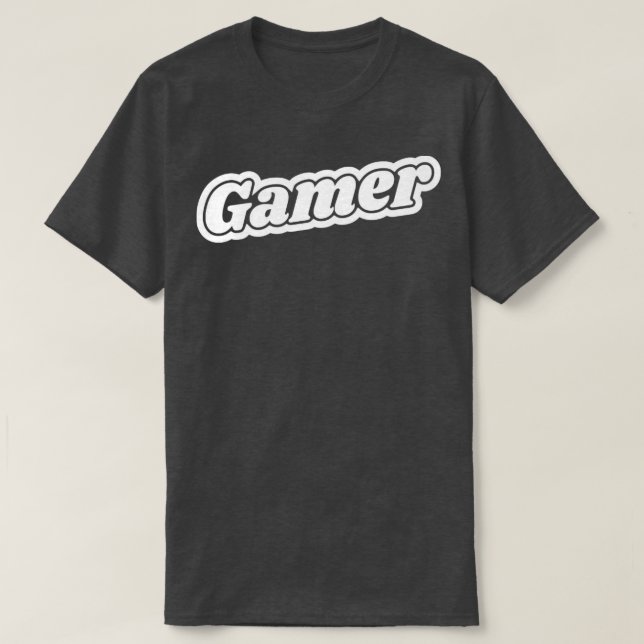 Camiseta Jogador de jogos para PC Videogamer (Frente do Design)
