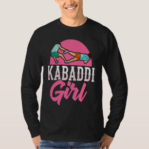 Camiseta Jogador de Kabaddi Esporte Jogo Treinamento Equipe