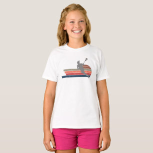 Camiseta Jogador de Lacrosse Vintage