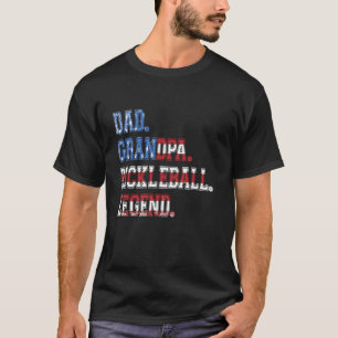 Camiseta Jogador de Legenda de Pickleball do Vovô pai - Pic