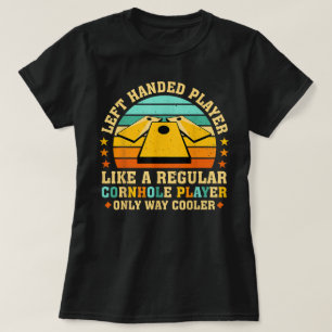 Camiseta Jogador de mão esquerda como um tocador regular do