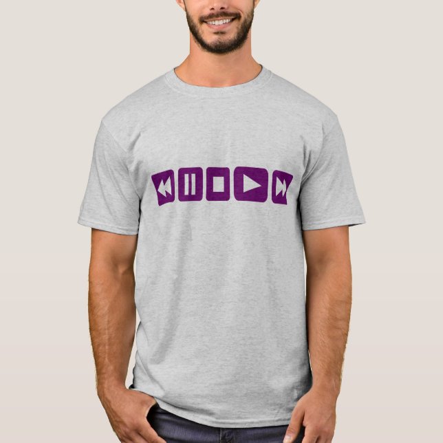 Camiseta Jogador de música (Frente)