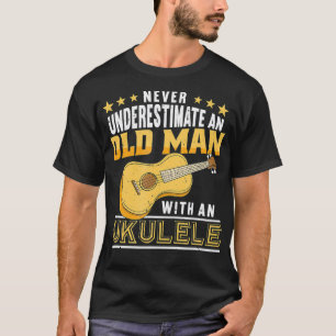 Camiseta Jogador de música Ukulele Guitar Gift Ukulele