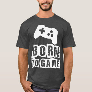 Camiseta Jogador de nascer para Jogo de Vídeo