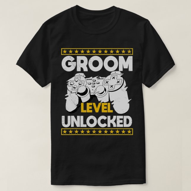 Camiseta Jogador de Padrinhos de casamento de jogos do Grup (Frente do Design)