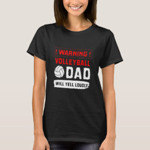 Camiseta Jogador de Pai de Voleibol
