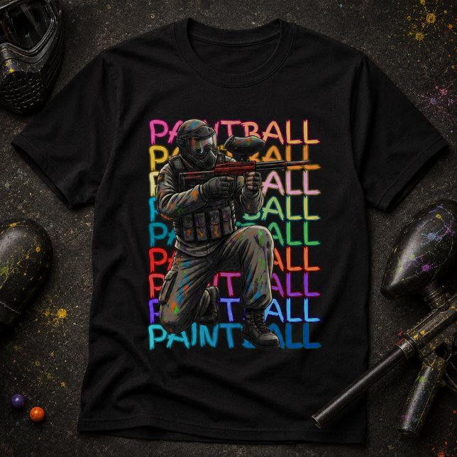 Camiseta Jogador de Paintball (Criador carregado)