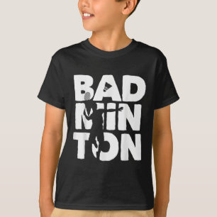 Camiseta Jogador de peteca de raquete Smash Badminton