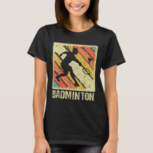 Camiseta Jogador de Peteca Retro Vintage Badminton