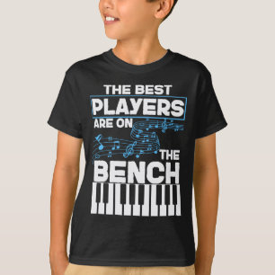 Camiseta Jogador de Piano de Teclado Engraçado Musico