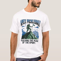 Jogador de Pickleball Alcançando o Pico da Montanh