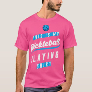 Camiseta Jogador De Pickleball Esportivo De Ampliação