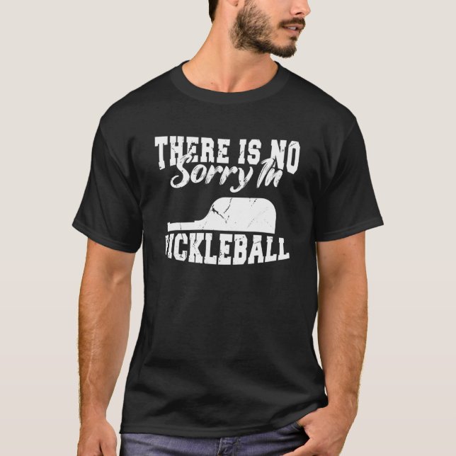 Camiseta Jogador De Pickleball Não Há Desculpa No Picklebal (Frente)